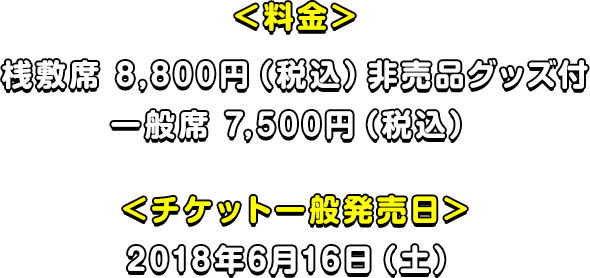 チケット料金